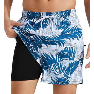 Custom Sporty Summer Quick Dry Breathable Eco-Friendly Spandex/Polyester Sublimated Swim <b>Beach</b> Shorts Men Board Shorts for Hot - Product Image 2