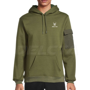 Solid Color Cotton Blended Lightweight Men Hoodies Professional Made Premium Quality Men Hoodies - Product Image 2