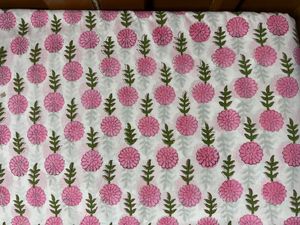 Wholesale Floral Printed Fabric <b>by</b> Yard 100 GSM Pure Cotton Woven Fabric for Dress Making Shirts Kurtis Sewing Quilting Crafts - Product Image 6