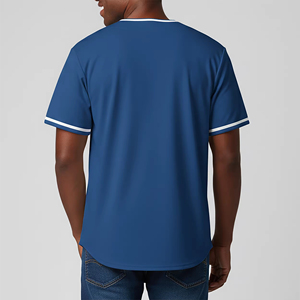 Camisetas de Béisbol Estampadas Transpirables de Verano al por Mayor OEM ODM para Hombre, 100% Poliéster, Sublimadas Personalizadas, Tallas Grandes, Antibacterianas - Product Image 1
