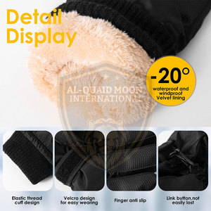Gants de ski professionnels confortables, meilleure fabrication, gants de ski en gros, gants de ski sur mesure - Product Image 3