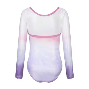 Ropa de Danza para Niñas, Leotardos y Conjuntos de Shorts de Gimnasia de Poliéster de Alta Calidad con Pedrería, Bodys de Manga Larga - Product Image 6