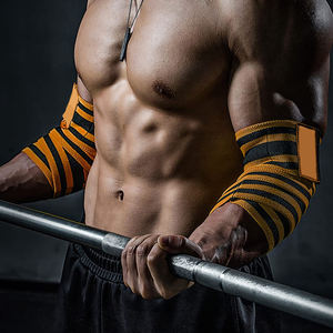 Sangles de fitness réglables pour la protection des genoux et des coudes, bandes élastiques pour la musculation, l'entraînement et le powerlifting, coussinets de soutien - Product Image 3