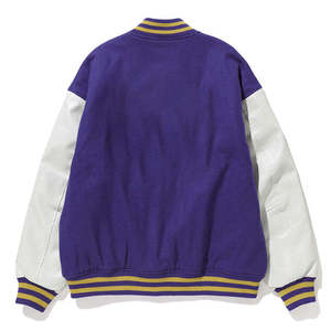 Veste varsity décontractée d'hiver à bas prix, 100% laine, coupe classique, séchage rapide, style Letterman - Product Image 4