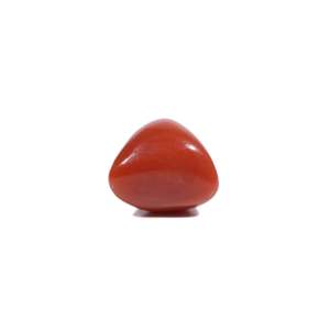 Premium 5.45 Carat Natural Red Coral Oval Cabochon Loose Gemstone for Fine Jewelry - Product Image 3