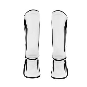 Espinilleras Profesionales de Protección con Marco de Acero Ligero, Acolchado Interior Suave y Exterior de Cuero PU Resistente a Impactos - Product Image 6