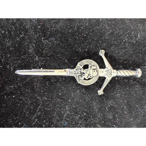 เข็มกลัดสก็อตแบบดั้งเดิมรูปสิงโตดุร้าย สีเงิน สำหรับติดเสื้อคลุมหรือกิลท์ ขายดีที่สุด รับผลิตตามสั่ง ขายส่ง ปี 2026 - Product Image 1