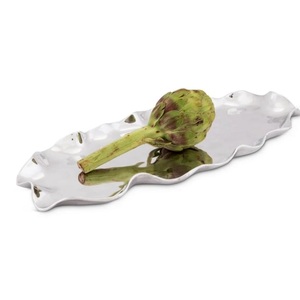 Dinner <b>Table</b> <b>Decoration</b> Serving Salver Food Server Tray Embossed Border Customized Finished Luxurious Style Metal Tray - Product Image 4