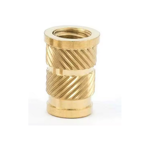 Insert fileté en laiton sur mesure pour pièces en plastique, fabrication industrielle - Product Image 2