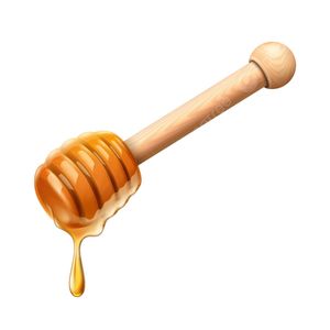 Wooden Honey Dipper With Round Head For Smooth Drip Control <b>Mini</b> Wooden Honey Dipper For Personalized Wedding Favor Jar - Product Image 6