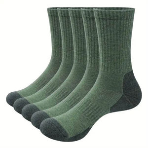 Chaussettes pour hommes de haute qualité, respirantes, à motif géométrique, pour l'automne, décontractées, sur mesure, vente en gros, fabrication sur commande - Product Image 1