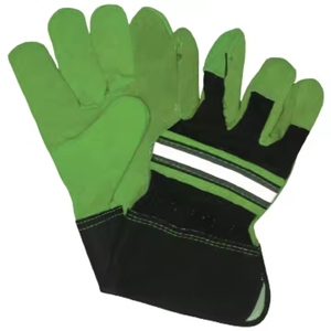 Gants de travail en cuir de vachette de haute qualité pour hommes, nouveau design, protection industrielle des mains, résistance à l'abrasion - Product Image 4