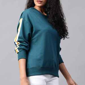 เสื้อสเวตเชิ้ตแฟชั่นขายส่งราคาถูก สั่งทำสีพื้น เสื้อสเวตเชิ้ตผู้หญิงขายดี ของแท้มาใหม่ล่าสุด ยั่งยืน - Product Image 2