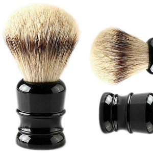 Brosse à raser en bois naturel de qualité supérieure pour hommes, avec logo personnalisé, outils de toilettage pour hommes, faible MOQ, brosse à raser OEM - Product Image 1