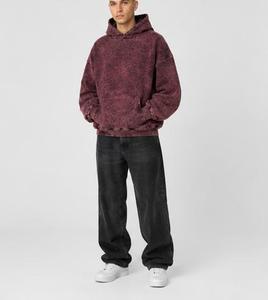 Sweat-shirt à capuche tricoté écoresponsable pour homme, 100 % coton French Terry, teint en pièce, dégradé de couleurs, coupe classique, idéal pour l'automne - Product Image 1
