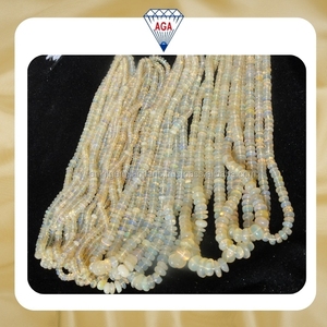 Perles d'opale éthiopienne naturelle, perles de pierres précieuses en vrac pour la fabrication de bijoux, vente en gros, fournisseur de perles d'opale colorées de qualité supérieure - Product Image 2