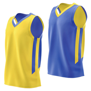 Camiseta reversible de baloncesto, uniforme deportivo de malla para equipo de baloncesto, camiseta sin mangas lisa para entrenamiento y práctica, doble atlética. - Product Image 1