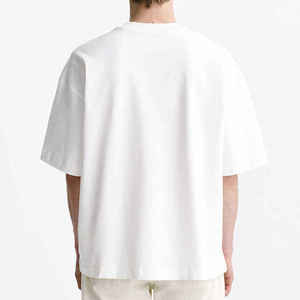 Nueva Camiseta Oversize al por Mayor para Hombre y Tallas Grandes, Lisa, con Logotipo Personalizado, Camiseta de Alta Calidad Unisex - Product Image 4