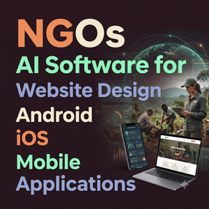 Software de IA para Diseño Web para ONG, Aplicaciones Móviles Android iOS, Plugin de WordPress Shopify, Software de IA para ERP y CRM, Tienda de Comercio Electrónico - Product Image 1