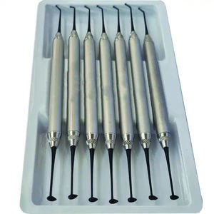 Pulidor dental manual de acero inoxidable con recubrimiento de arena de diamante para instrumentos de relleno de composite Shuja Surgico - Product Image 5