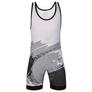 Combinaison de lutte personnalisée en sublimation, grande taille, séchage rapide, tissu léger SMART FABRIC, extensible dans quatre directions, en vente en ligne - Product Image 6
