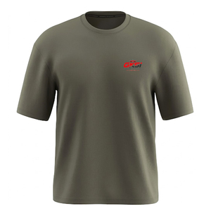 Créez votre propre t-shirt oversize pour homme, col rond, style streetwear décontracté, grande taille, 100% coton molletonné, couleur personnalisable - Product Image 1