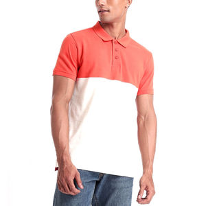 Chemises polo pour hommes, style tendance, manches courtes, personnalisées, simples, confortables, impression de logo, coupe ajustée, service OEM - Product Image 1