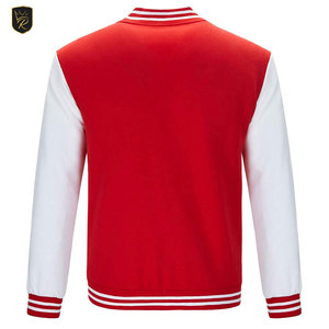 Wool Body Men Letterman Jacket Contrast Fabric Sleeves <b>Covered</b> <b>Button</b> Closure Casual Street Wear Warm Daily Use Durable Fit - Product Image 3