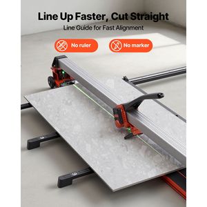 Tagliapiastrelle Manuale da 63 Pollici con Guida di Allineamento di Precisione e Supporto per Ruota di Taglio in Carburo di Tungsteno - Product Image 6