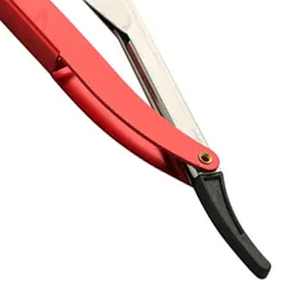 Old-fashioned Manual Stainless Steel Shaver Holder Folding <b>Men's</b> Barber <b>razor</b> Shaver Face Shaver - Product Image 2