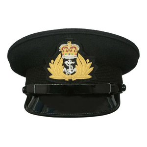 หมวกแก๊ปแบทแมน OEM สีดำ/เทา/น้ำเงินเข้มปักด้วยมือสัญลักษณ์เส้นลวดแท่ง100% ขนสัตว์ใช้กลางแจ้งในชีวิตประจำวัน - Product Image 1