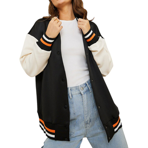 New Arrival Make Own Good Supplier Newest Design OEM ODM Service Comfortable Hand Made Women Wear Varsity Jackets Winter Wear - Product Image 1