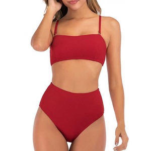 Ensemble bikini 2 pièces sexy dos nu pour femme, en Spandex/Nylon respirant et écologique, avec bas string, idéal pour la plage - Product Image 4