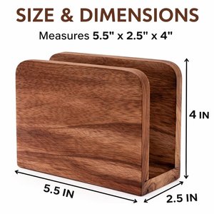Premium Handmade Wooden Tissue Box Cover Solid Wood Tissue Holder Rustic Napkin <b>Dispenser</b> Home Hotel Office Restaurant Supply - Product Image 3