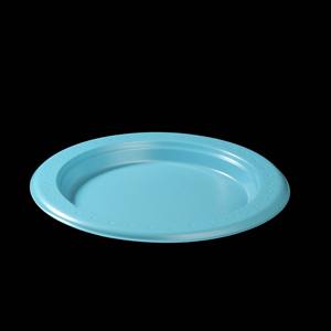 Plato desechable de plástico redondo de 7 pulgadas para picnic y fiestas de cumpleaños, muestra disponible, mayorista, OEM/ODM, alta calidad - Product Image 1