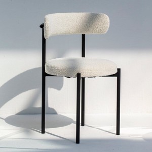 Silla de Comedor Vandana Zentrix Optima Boucle con Diseño Ergonómico Moderno y Comodidad Premium - Product Image 1