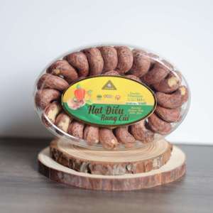 Prix de gros spécial 163g Origine Vietnam Noix de cajou grillées non décortiquées biologiques de qualité supérieure W180 dans une boîte ovale - Fabricant direct - Product Image 1