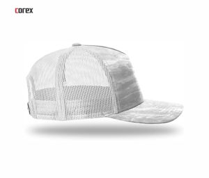 Casquette Trucker en Maille Personnalisée 5 Panneaux Ajustable Respirante Imperméable Gris Camouflage Décontractée Printemps Été Unisexe Adulte Pêche 3D - Product Image 3