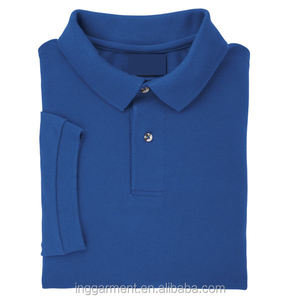 Polo de Algodón de Manga Corta para Hombre, Color Sólido, Corte Regular, Tejido Informal, Teñido Liso, Rojo Vino - Product Image 5
