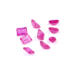 Rubis naturels de Bangkok, octogones calibrés 3x4mm, pierres précieuses de rubis naturelles facettées pour la fabrication de bijoux, prêtes à l'emploi - Product Image 3