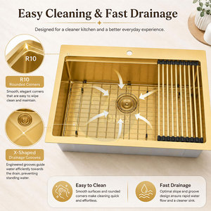 Hot Sale Custom Size <b>Kitchen</b> <b>Sinks</b> Professional Made <b>Kitchen</b> <b>Sinks</b> Durable Material <b>Kitchen</b> <b>Sinks</b> - Product Image 4