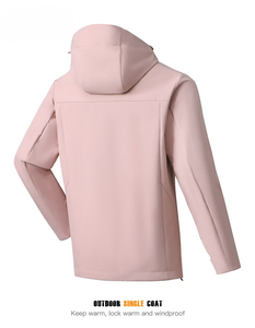 Spring outdoor single-layer <b>jacket</b> unisex softshell <b>jacket</b> windproof <b>waterproof</b> <b>waterproof</b> <b>warm</b> hooded <b>jacket</b> - Product Image 5