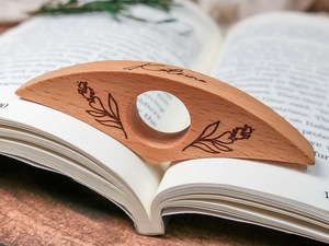 Soporte de Anillo para el Dedo para Leer Libros, Sujetador de Dedos de Madera - Product Image 4