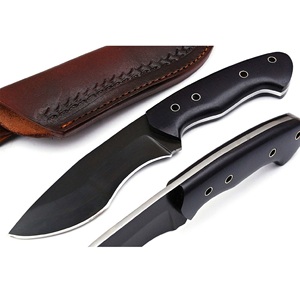 Couteau utilitaire de plein air à lame fixe de qualité supérieure, pour le désossage, le camping et la chasse, avec lame revêtue de noir, pour les acheteurs en gros aux États-Unis et en Europe - Product Image 3