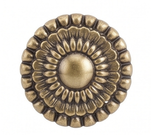 Fine Quality Antique Brass Flower Design Wall <b>Hooks</b> with Rust Resistant Elegant Metal Finish <b>For</b> Decorative <b>Hanging</b> Use - Product Image 2