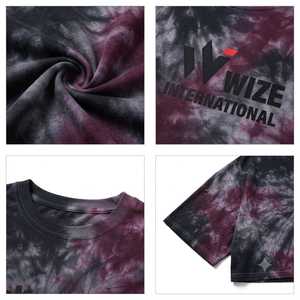 Hot Selling Breathable Women's <b>Tie</b> <b>Dye</b> Cross Back Crop <b>Top</b> New Arrival <b>Tie</b> <b>Dye</b> Short Sleeve Crop Summer T Shirt - Product Image 5