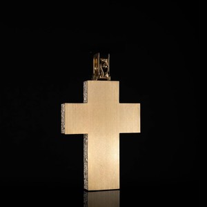 Collar de Hip Hop con Colgante de Cruz de Moissanita Chapado en Oro de 18K y Plata de Ley S925, Estilo Iced Out, para Hombres y Mujeres, Ideal para Fiestas - Product Image 2