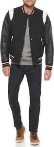 Plain Embroidered Solid Vintage Letterman Bomber <b>Jacket</b> for Men Custom Logo Custom Multi Color OEM Wholesale - Product Image 6
