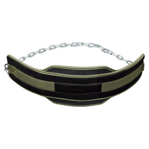 Professional Breathable Adjustable Neoprene Dip <b>Belt</b> Heavy Duty <b>Chain</b> for Fitness Workout Pull Ups Weightlifting Training - Product Image 2