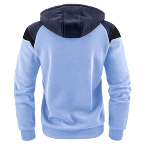 Vente en gros de sweats à capuche pour hommes, personnalisables avec impression intégrale, OEM ODM, impression en relief, 100% coton, molleton lourd, fermeture éclair intégrale - Product Image 3
